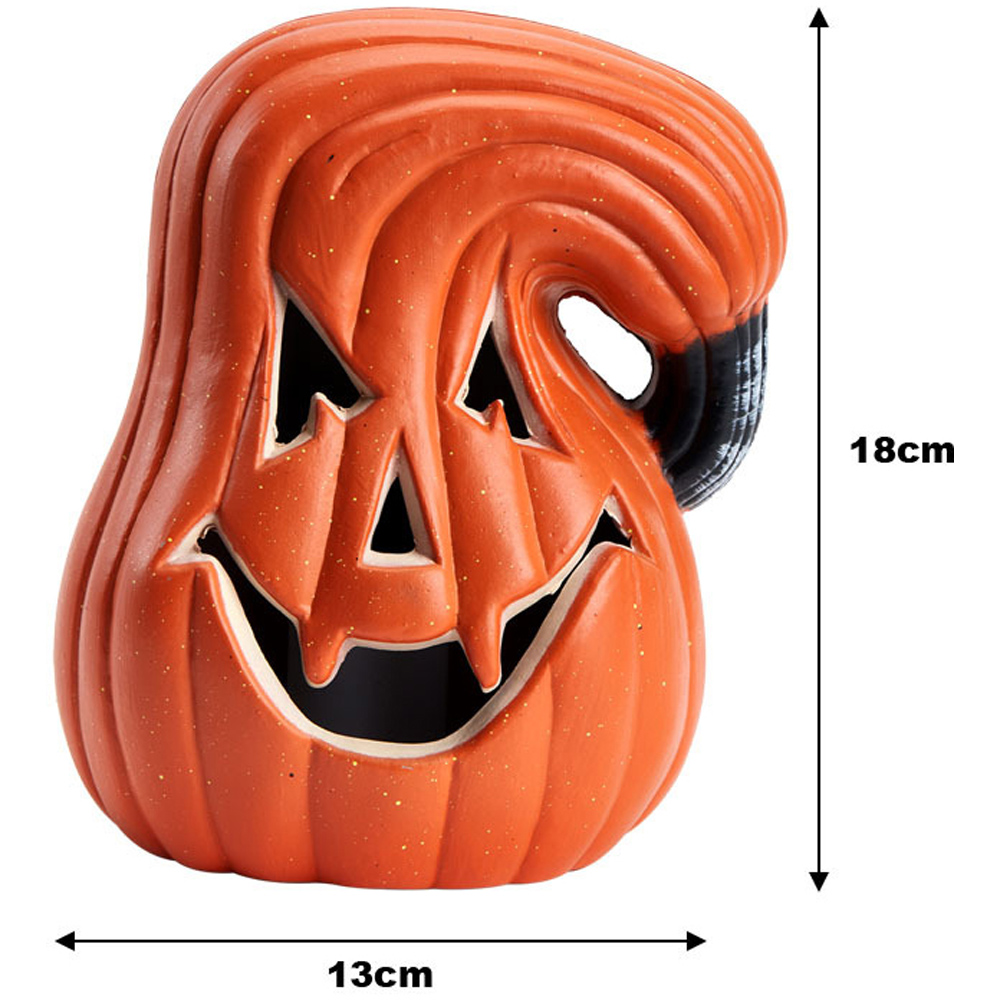 Living and Home Halloween Pumpkin LED Lantern 18cm Image 8