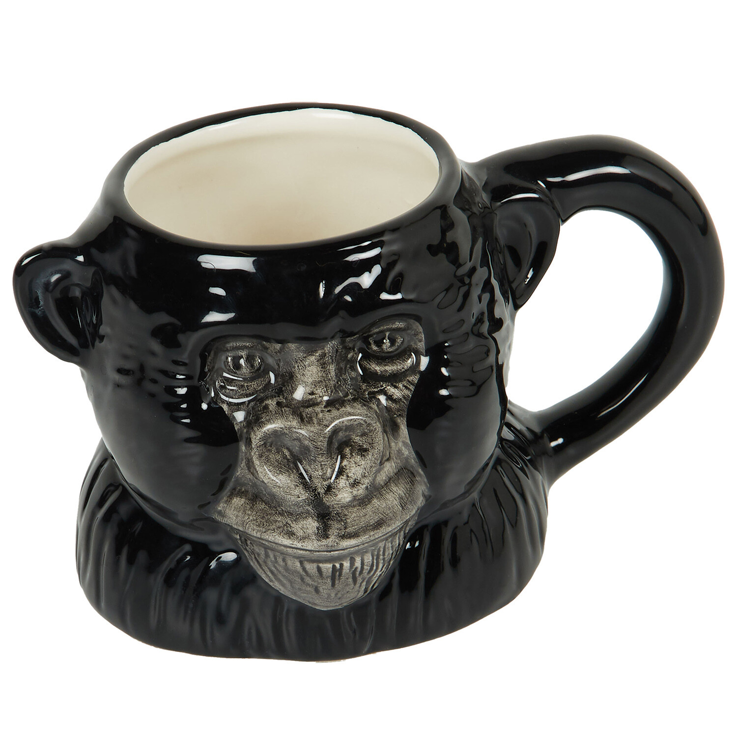 Gorilla Mug - Black Image 4