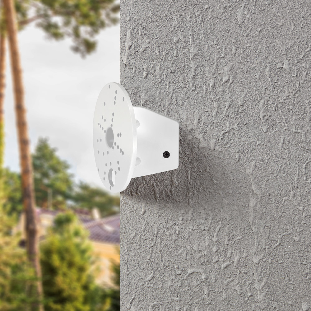 EGLO White Metal Outdoor Corner Wall Mount Image 2