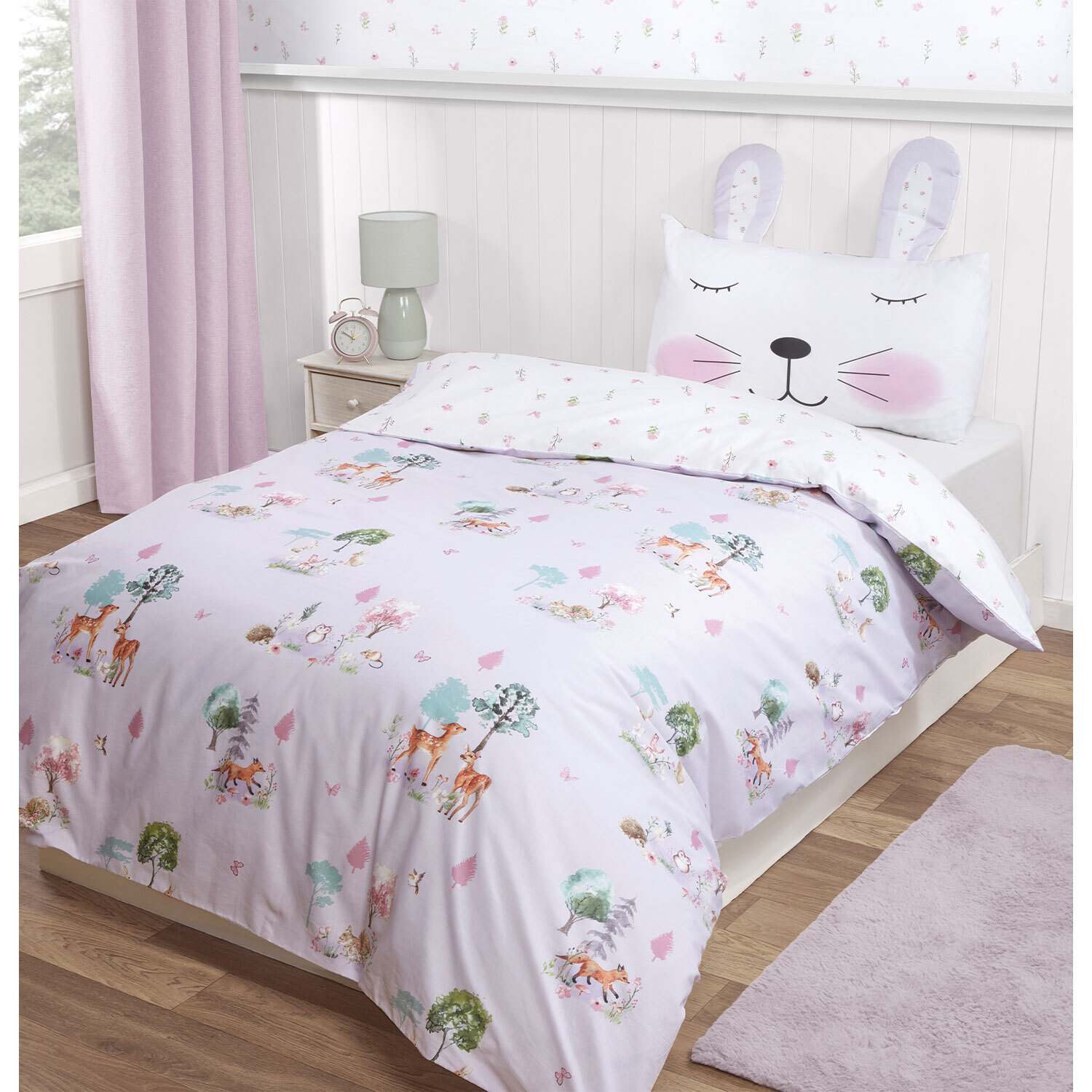 Kid's Single Enchanted Forest Duvet and Pillowcase Set Image 1