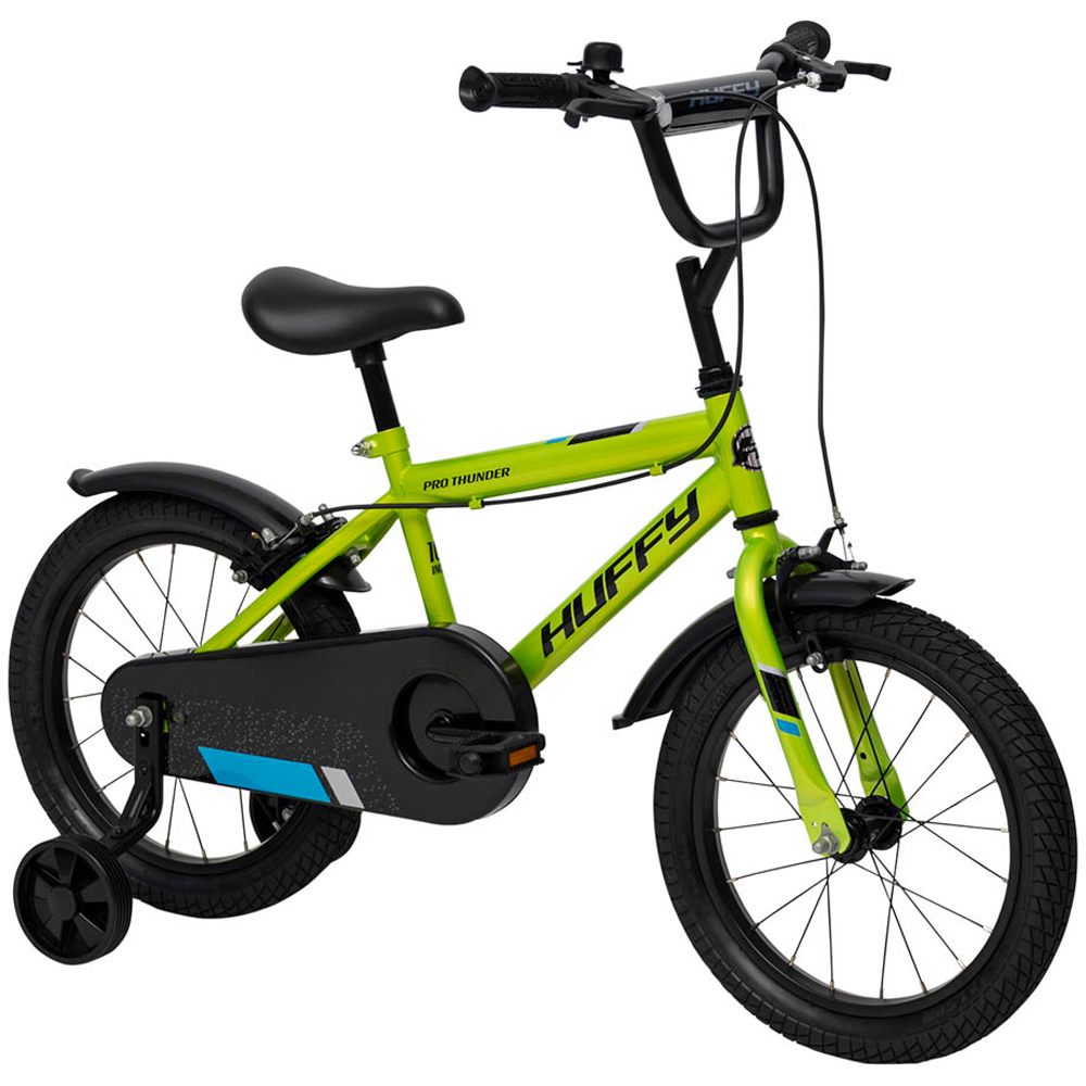 Huffy Pro Thunder 21845W Acid Green Single Speed 16 inch Kids Bike Image 3