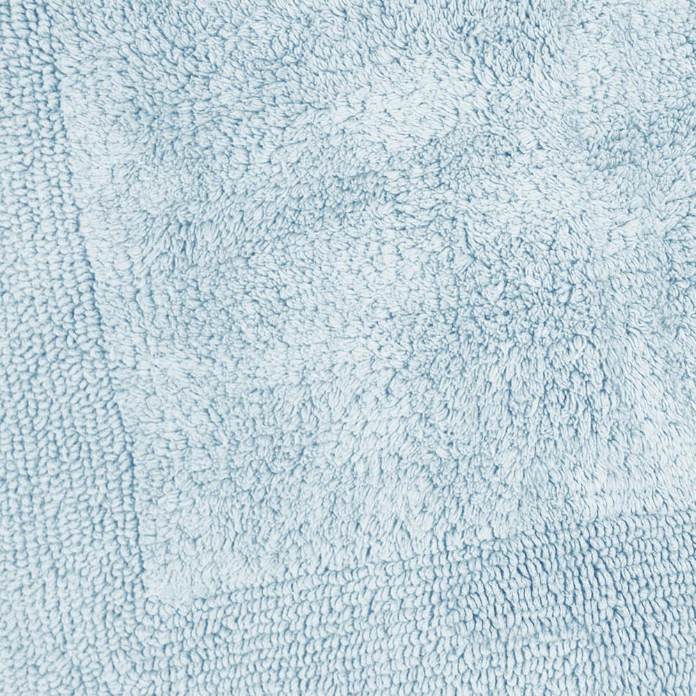 Allure Bath Fashions Elegance Baby Blue Reversible Bath Mat 53 x 85cm Image 4