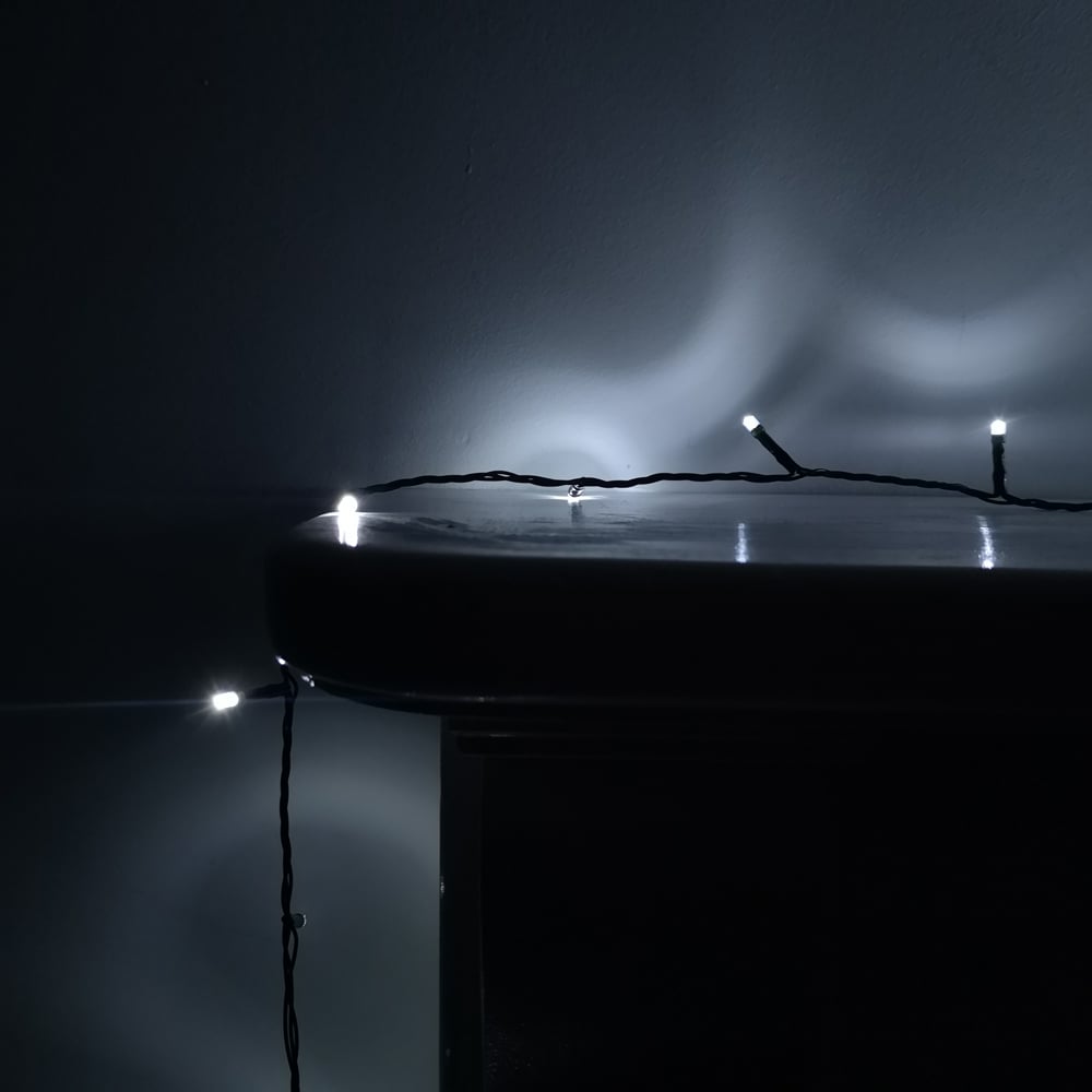 Premier SupaBrights 200 Cool White LED Multi-Function Green String Light 16m Image 5