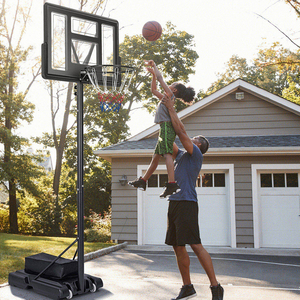 Costway 11 Level Adjustable Portable Basketball Hoop Image 2