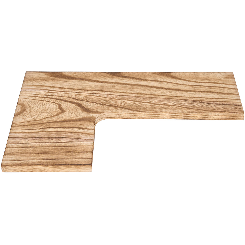 Living and Home Set of 3 Light Brown L-Shaped Corner Wall Shelf Image 5