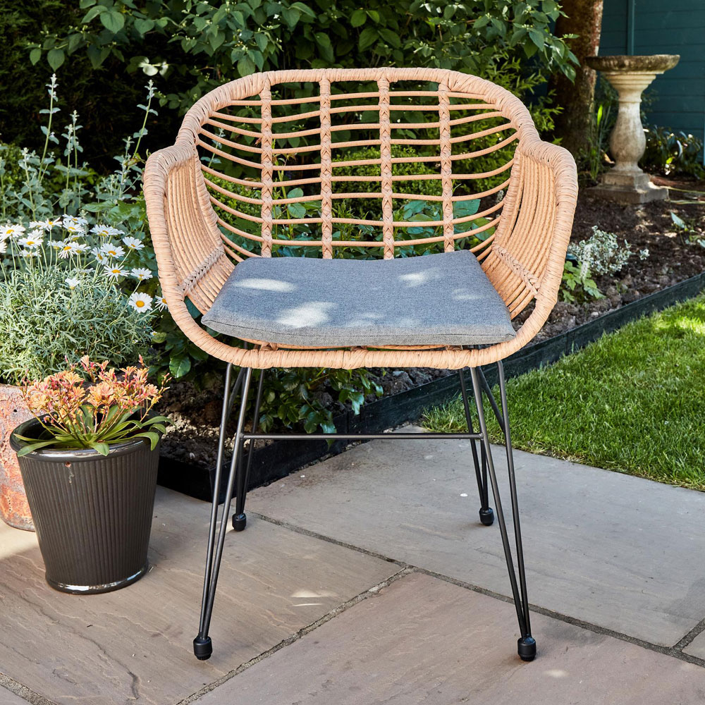 Home Source Flora Natural Bistro Set Image 7