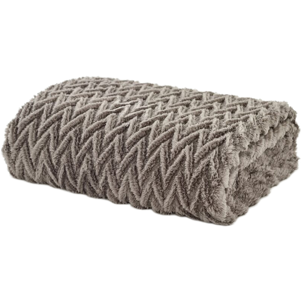 Deyongs Tadcaster Mushroom Throw 140 x 180cm Image 1