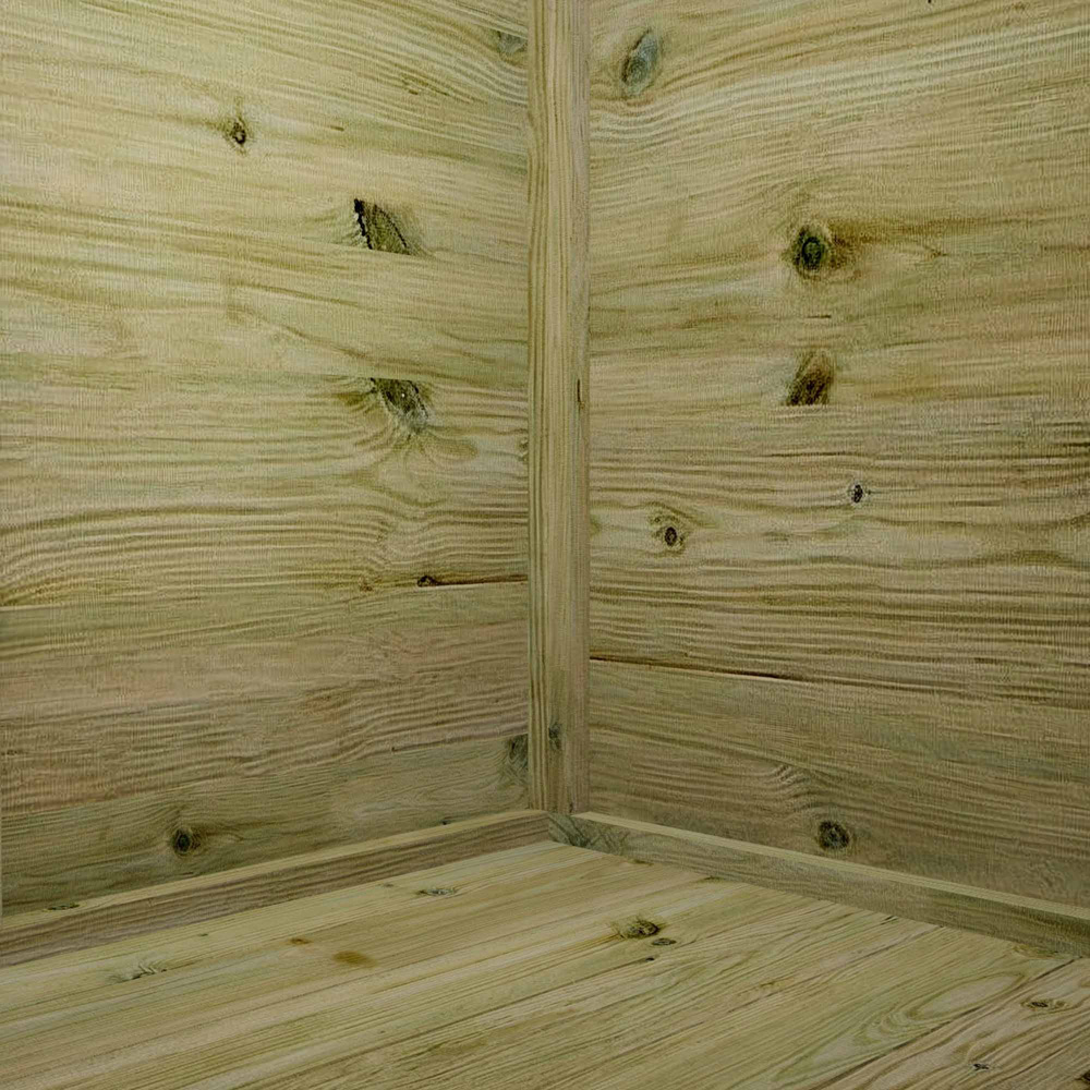 Mercia Wooden 8 x 6ft Traditional Apex Greenhouse Combi Shed Image 7