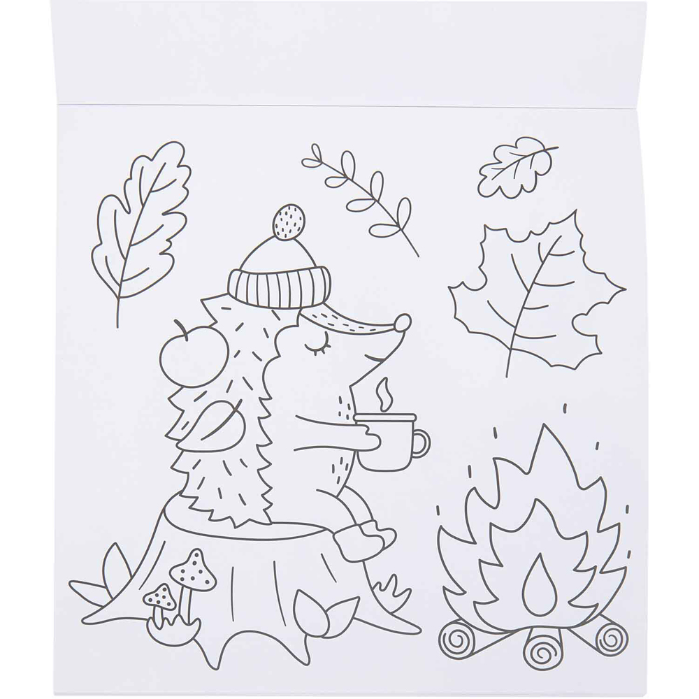 Autumn Easy Colouring Book Image 3