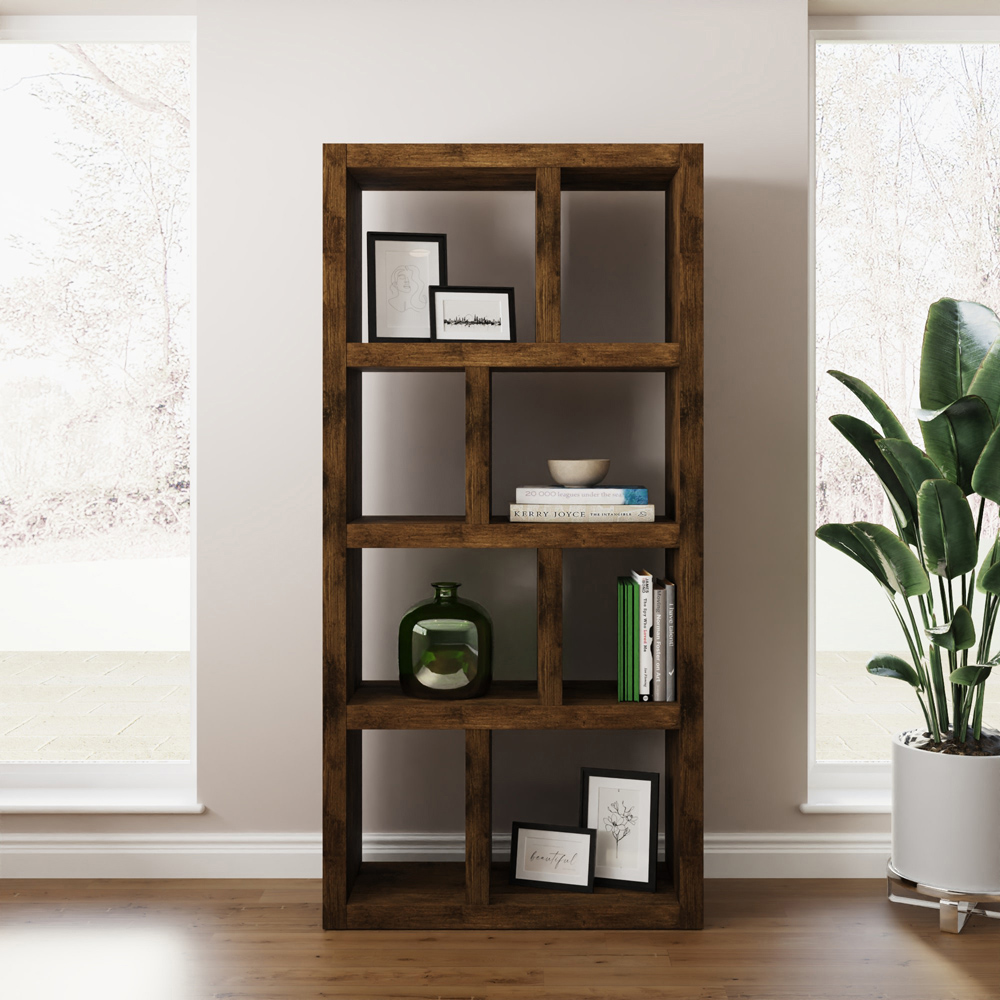 GFW Jakarta Multi Shelf Mango Yellow Tall Open Bookshelf Image 5