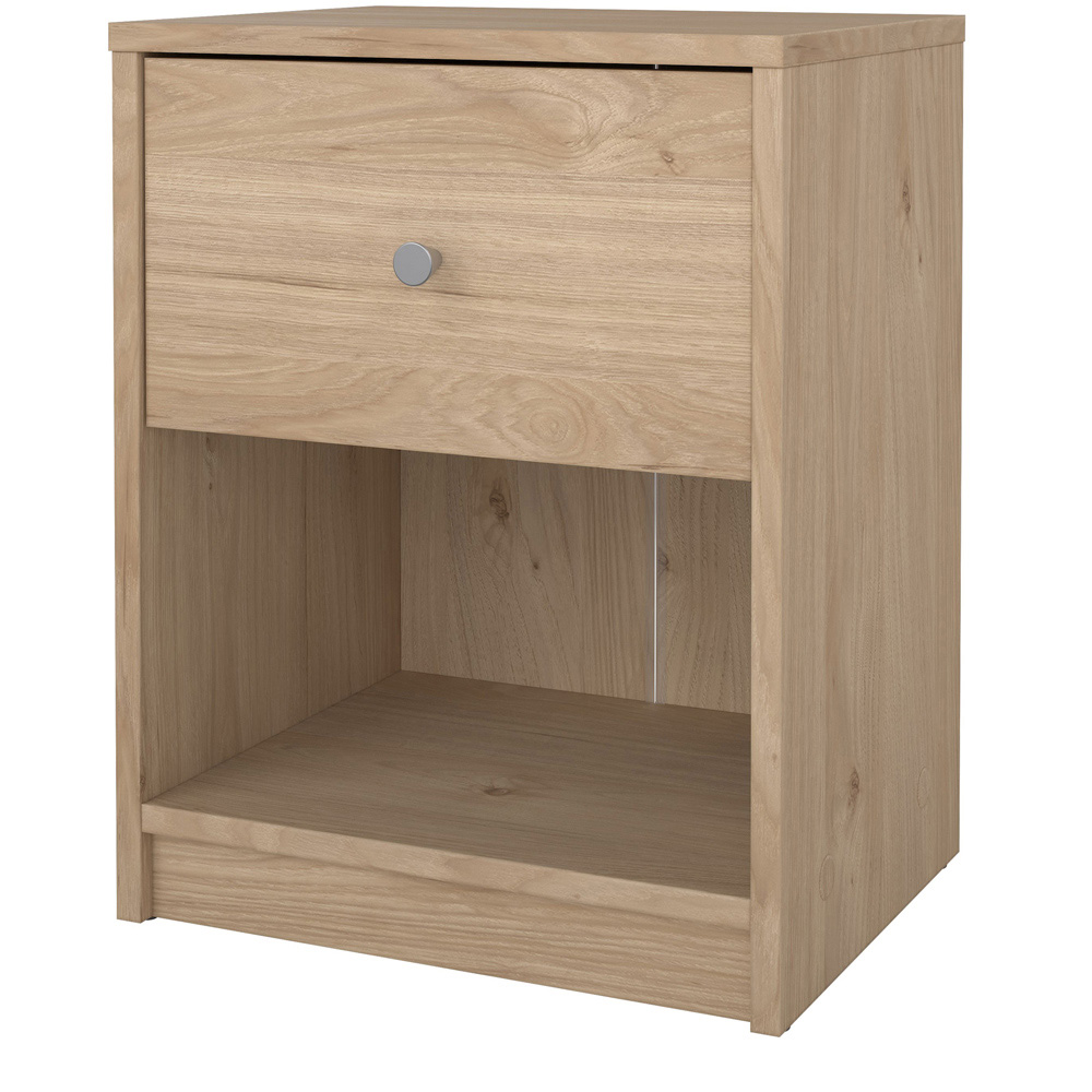 Furniture To Go May Single Drawer Jackson Hickory Oak Bedside Table Image 4