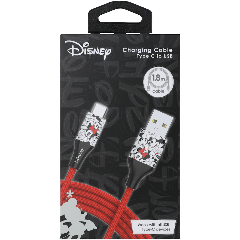 Disney Minnie Face Type C to USB Cable 1.8m Image 2
