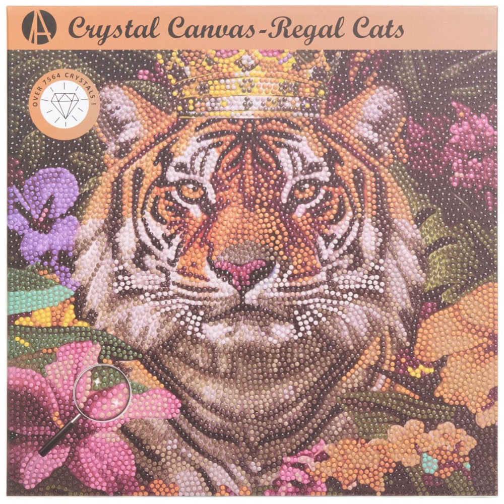 Regal Cats Crystal Canvas Kit Image 2