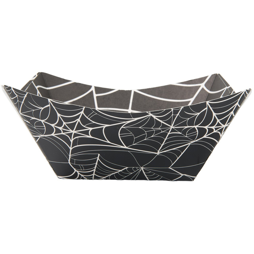 Pack of 10 Spiderweb Bowls Black Image 4