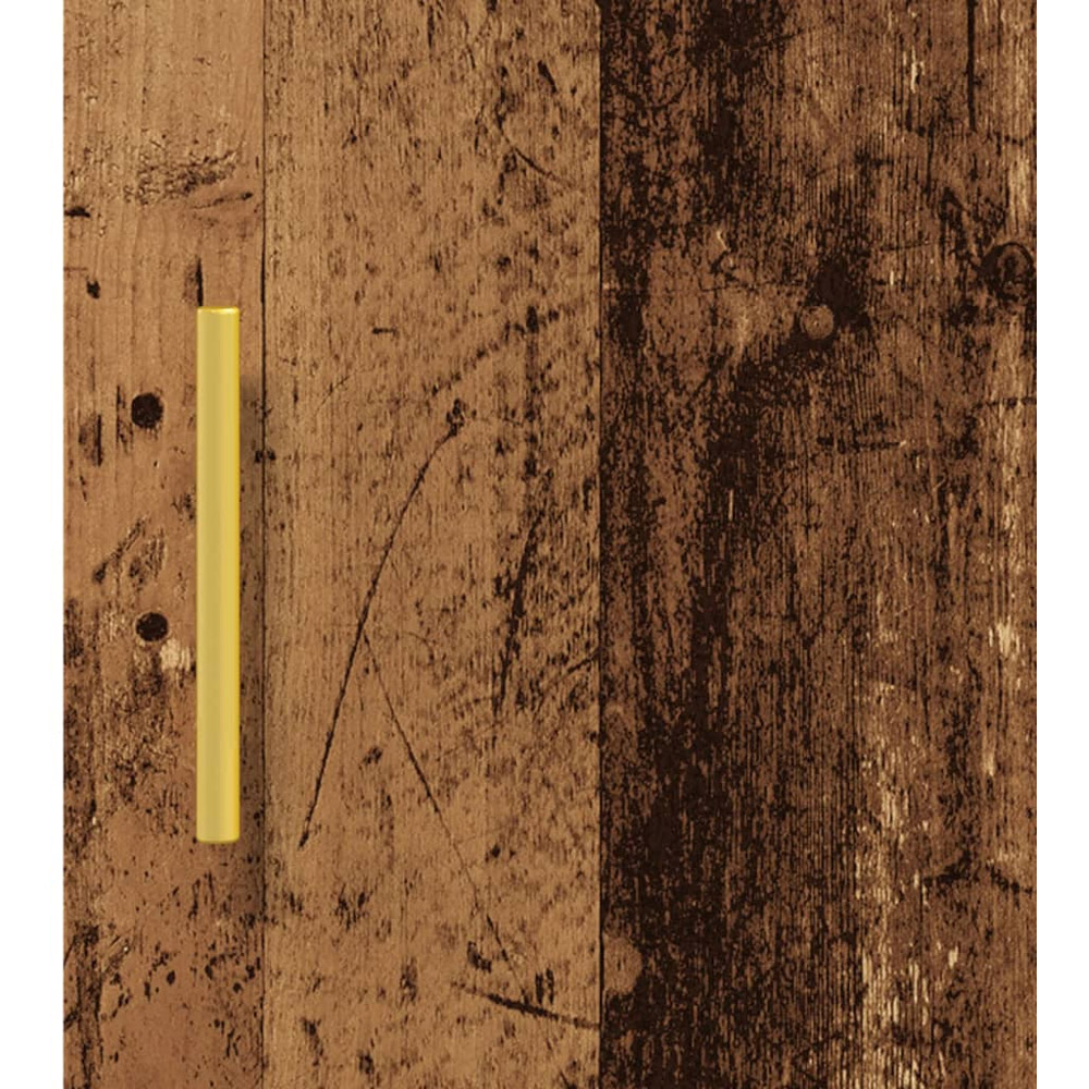 vidaXL Single Door Old Wood Sideboard Image 9