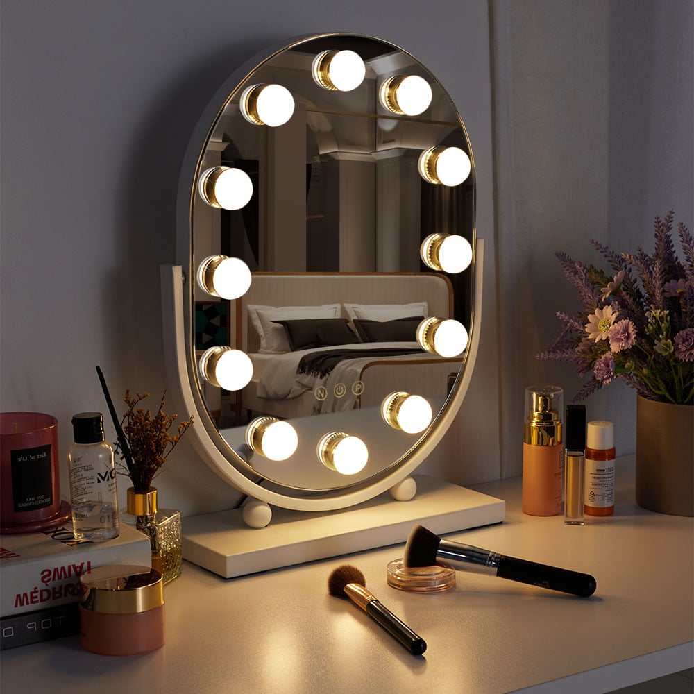 Living and Home LED Makeup Mirror 45 x 30cm Image 2