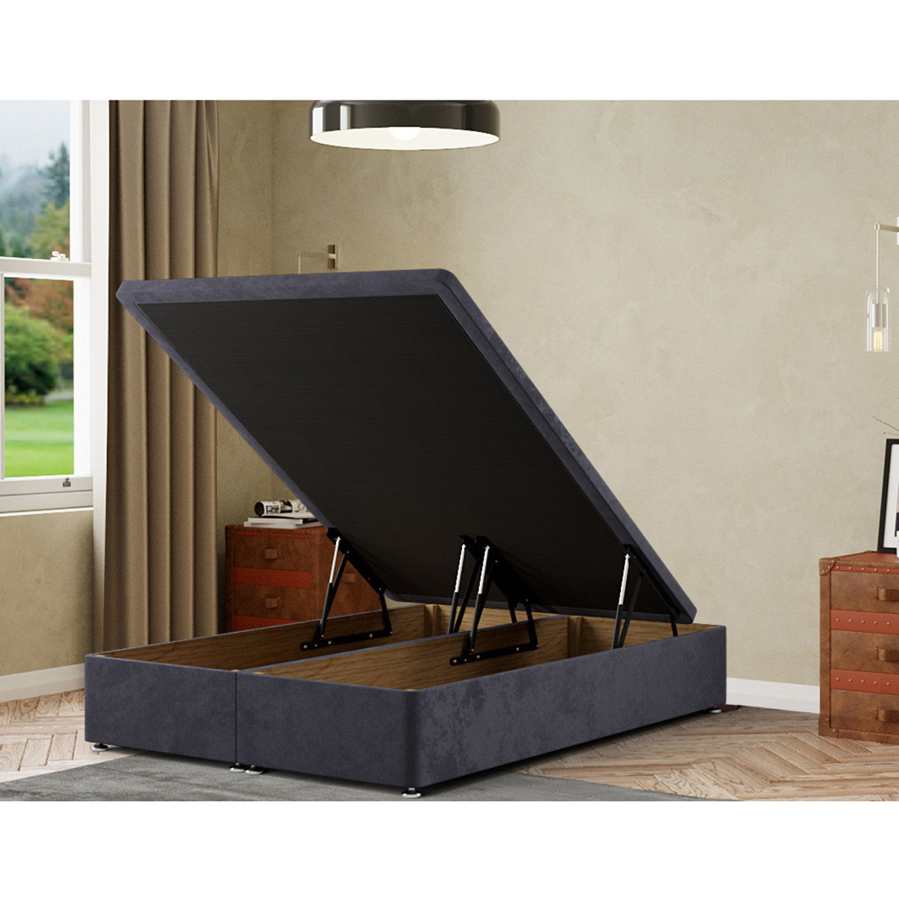 Portland Simple Double Steel Plush Ottoman Divan Base Image 2