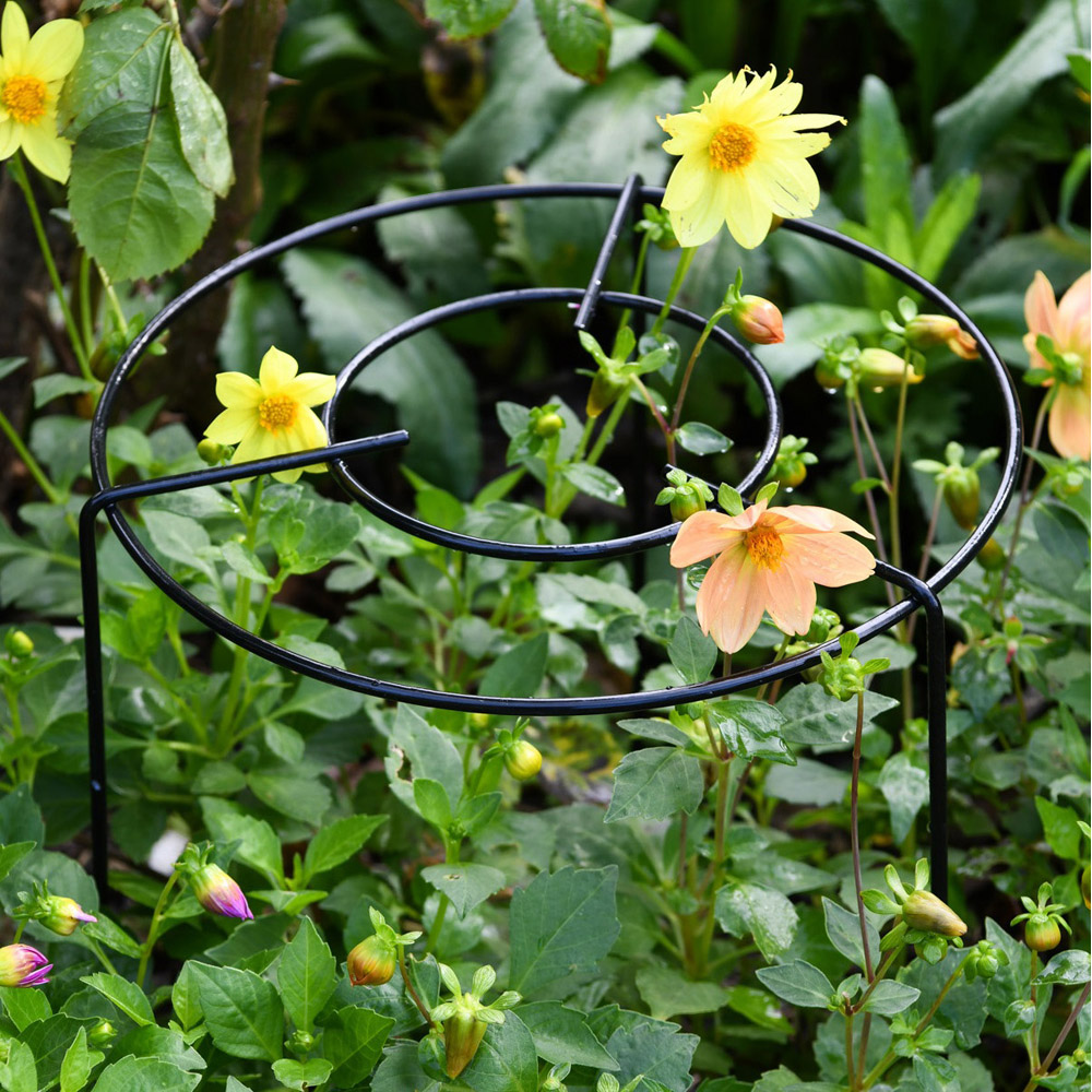 Garden Gear Large Double Round Grow Through Grid Support 45cm 3 Pack Image 2