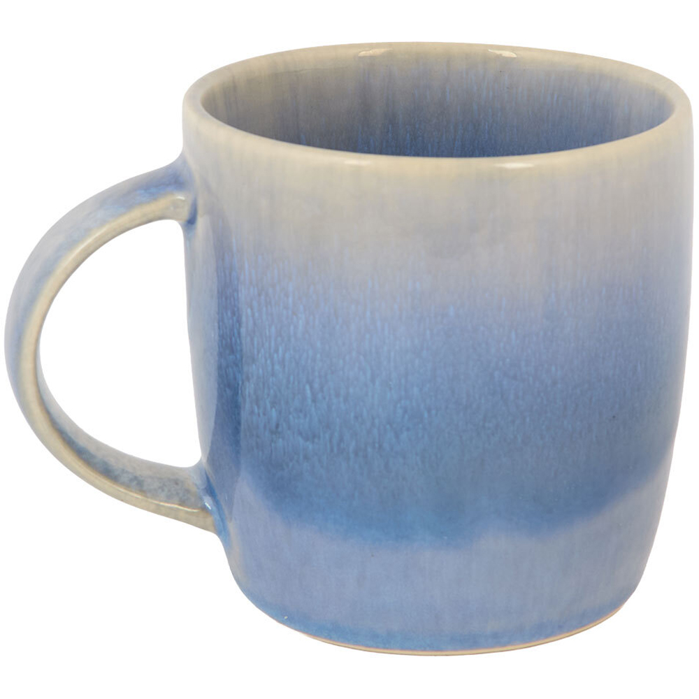 Pack of 4 Modern Reactive Glaze Mugs Blue Image 3