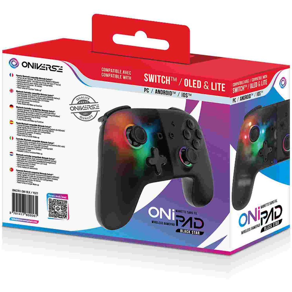 Oniverse Onipad Black Star Bluetooth Gaming Controller Image 5