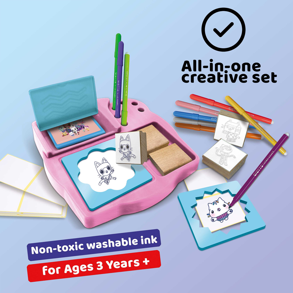 Multiprint Gabbys Dollhouse Kids Sticker Machine Set Image 3