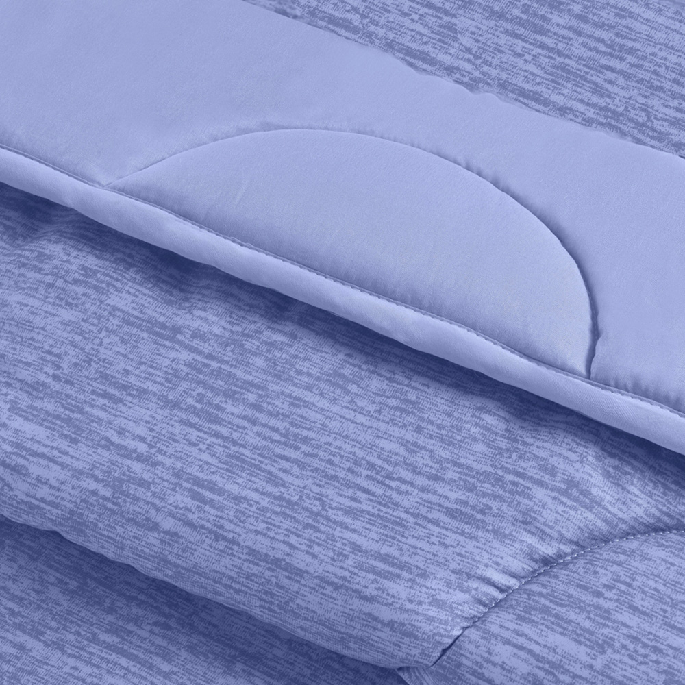 Homerepublic King Size Blue Reversible Coverless Duvet 10.5 Tog Image 3