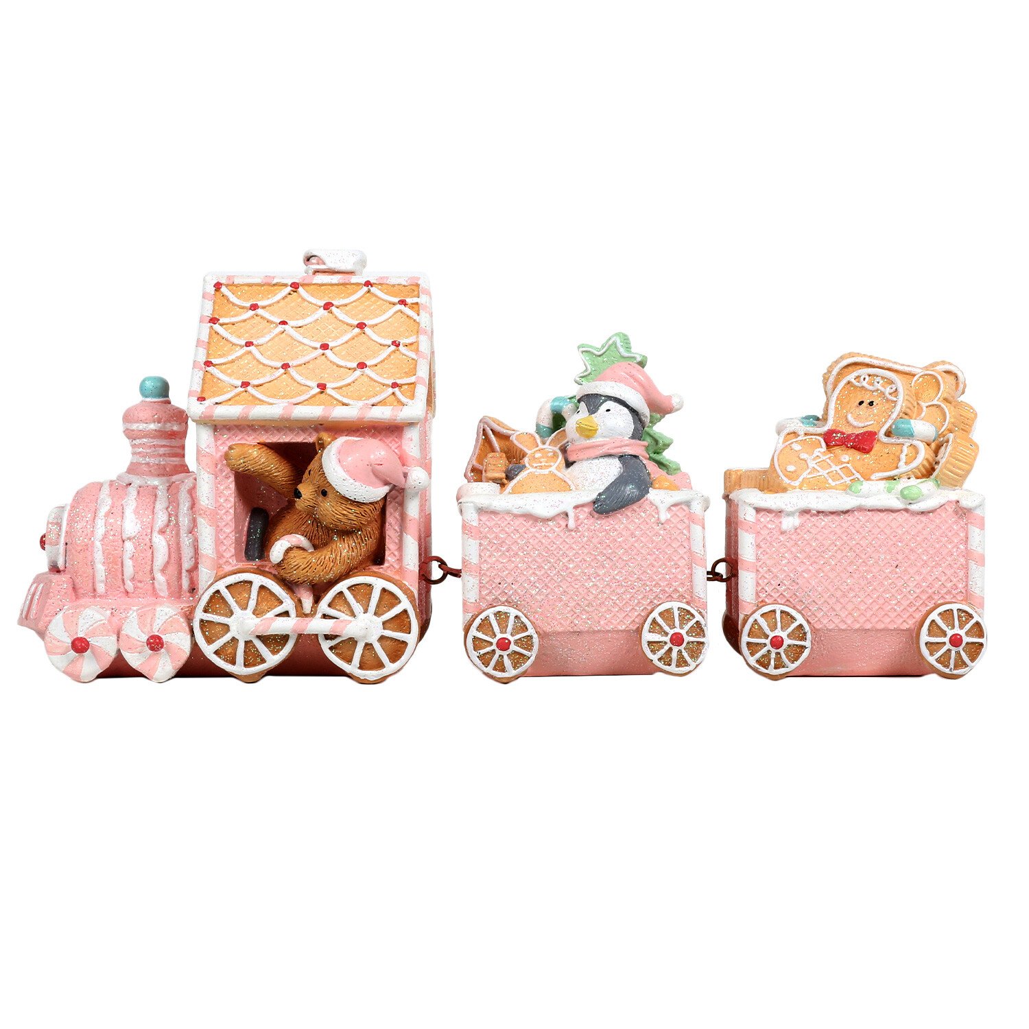 Pink Gingerbread Train - Pink Image 1