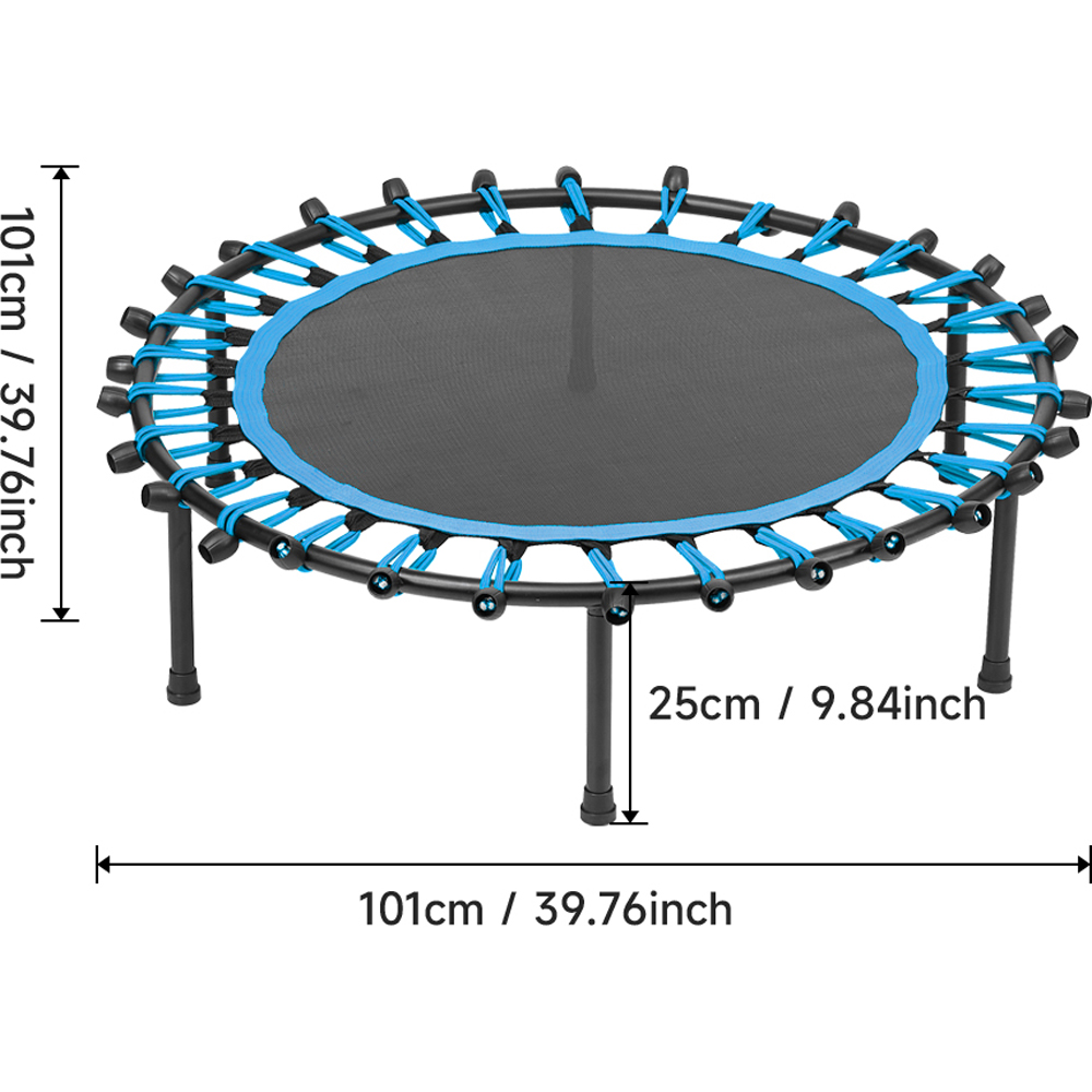 H&O Direct 39.6 inch Trampoline with Bungee Cords Image 4