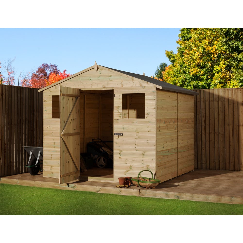Empire Sheds 10000 8 x 12 Tongue and Groove Wooden Apex Garden Shed Image 2