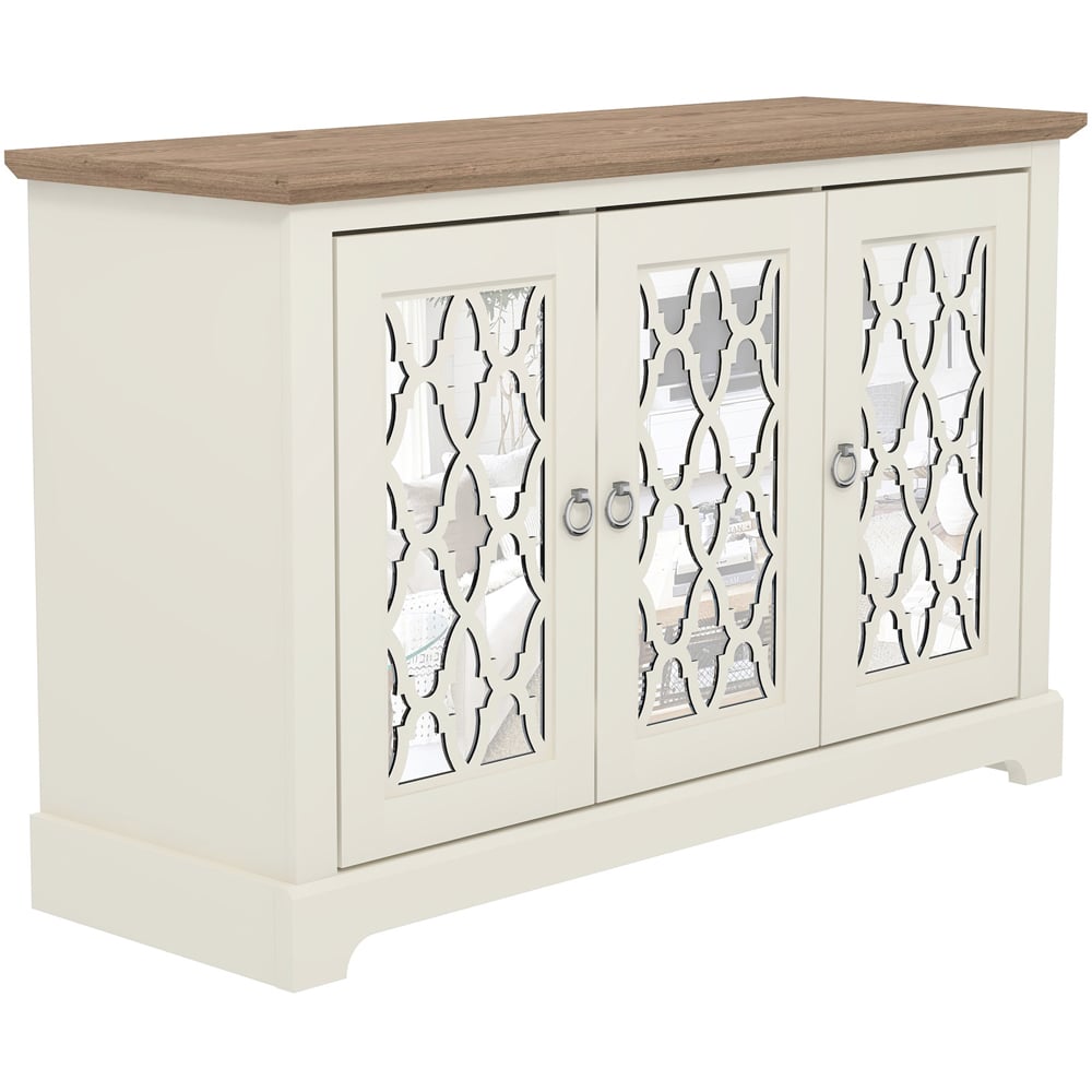 GFW Honiton 3 Door Ivory Sideboard Image 2