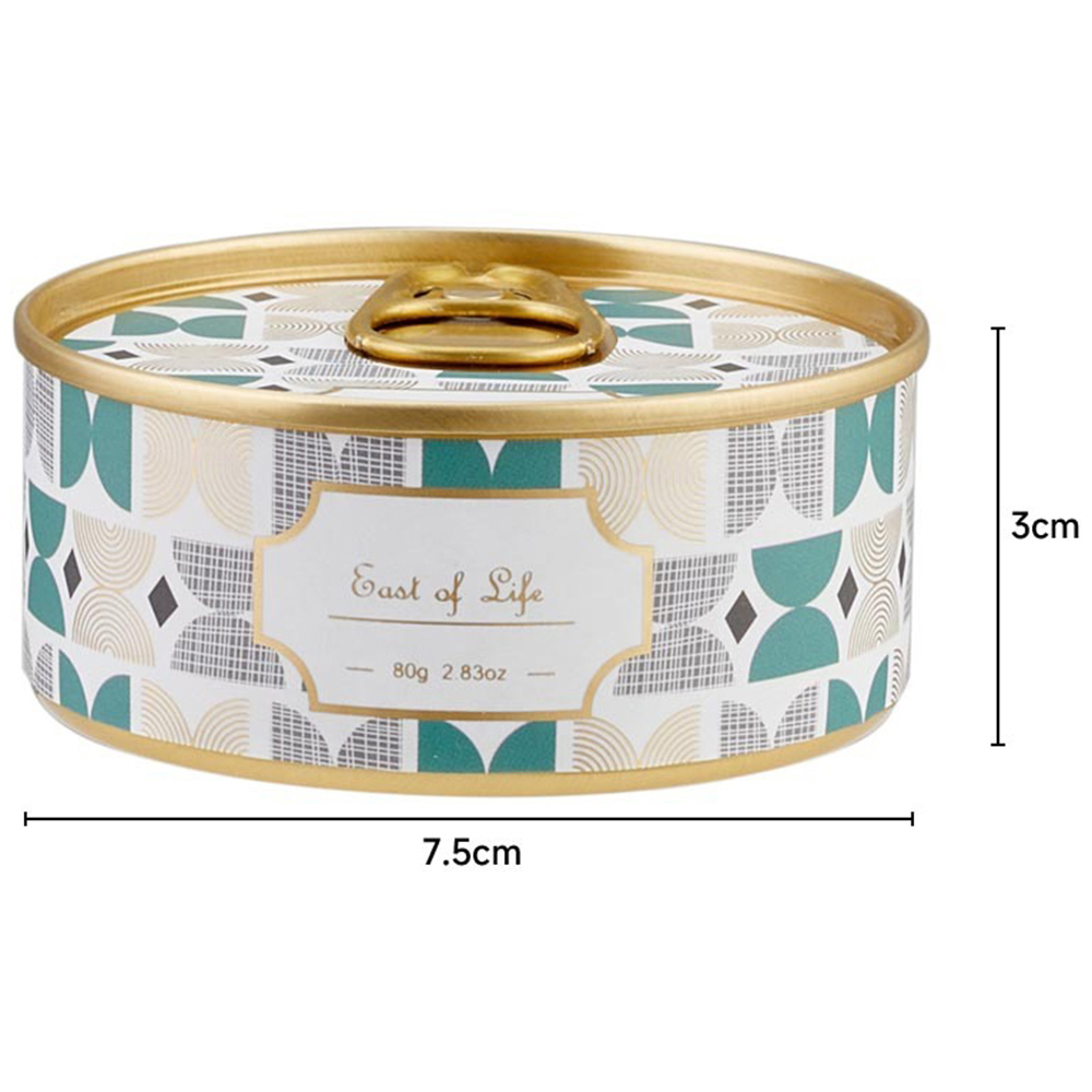 H&O Direct Plum Blossom Tin Soy Wax Scented Candle Image 4