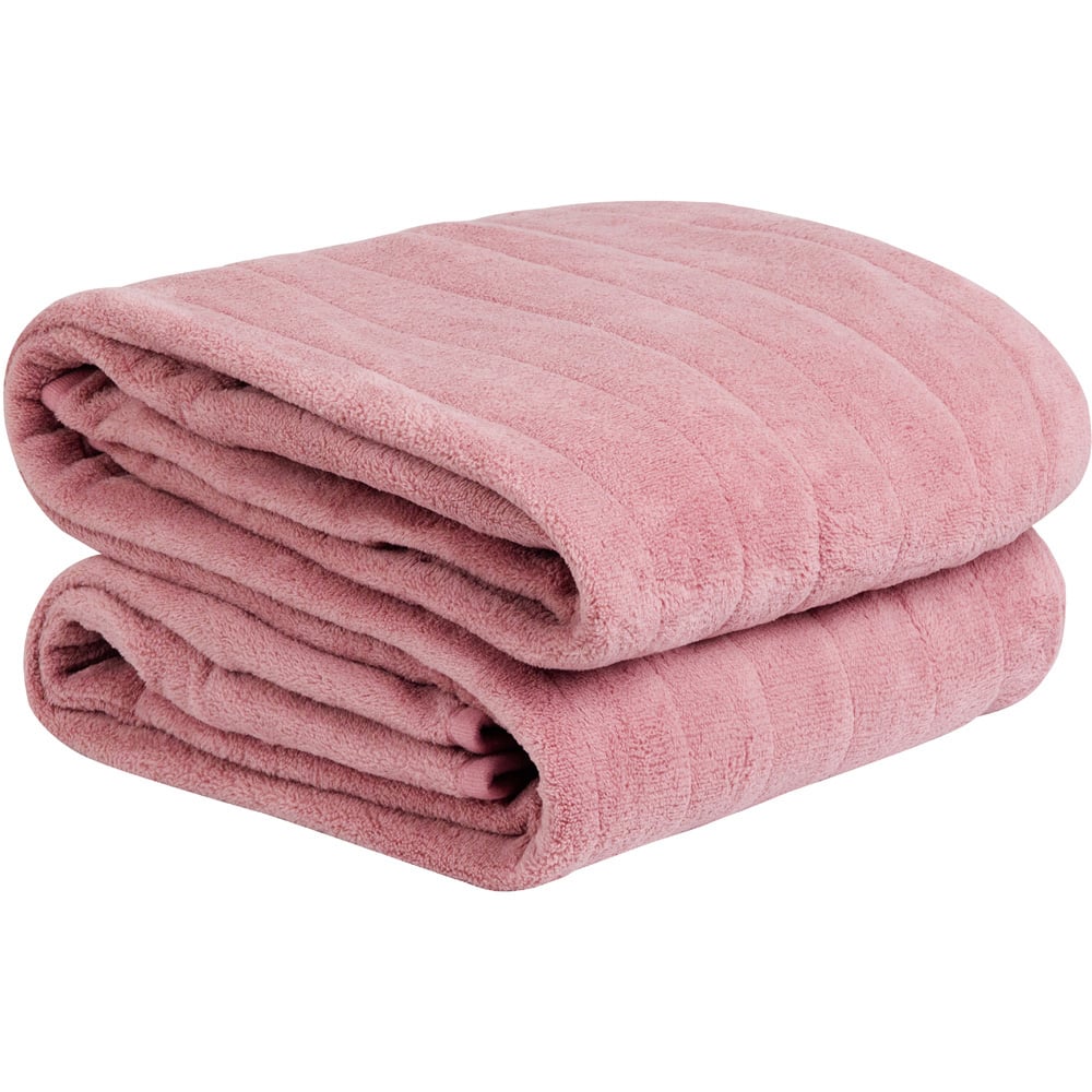 Russell Hobbs RHHT1004PNK Pink Microfleece Heated Throw 180 x 130cm Image 2