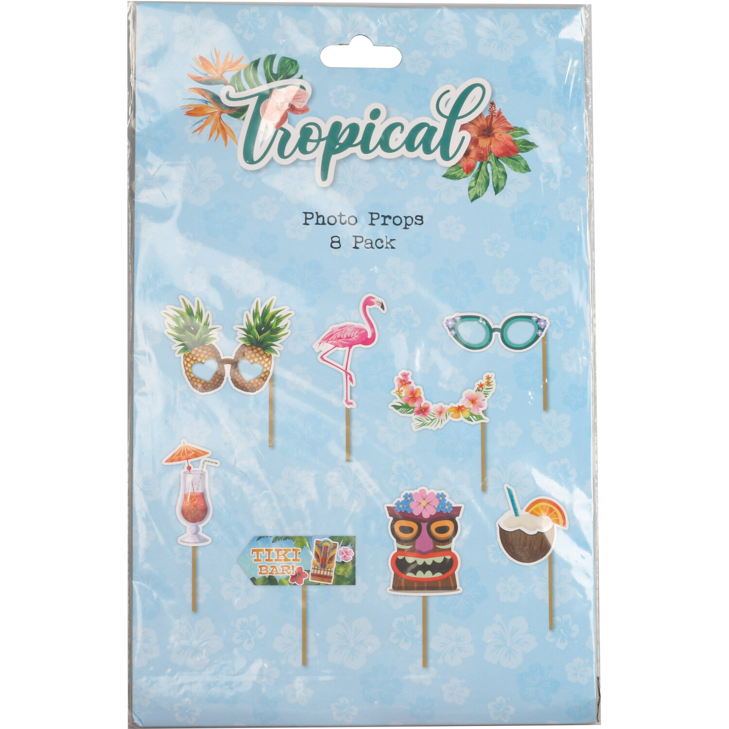 Pack of 8 Tropical Photo Props Image