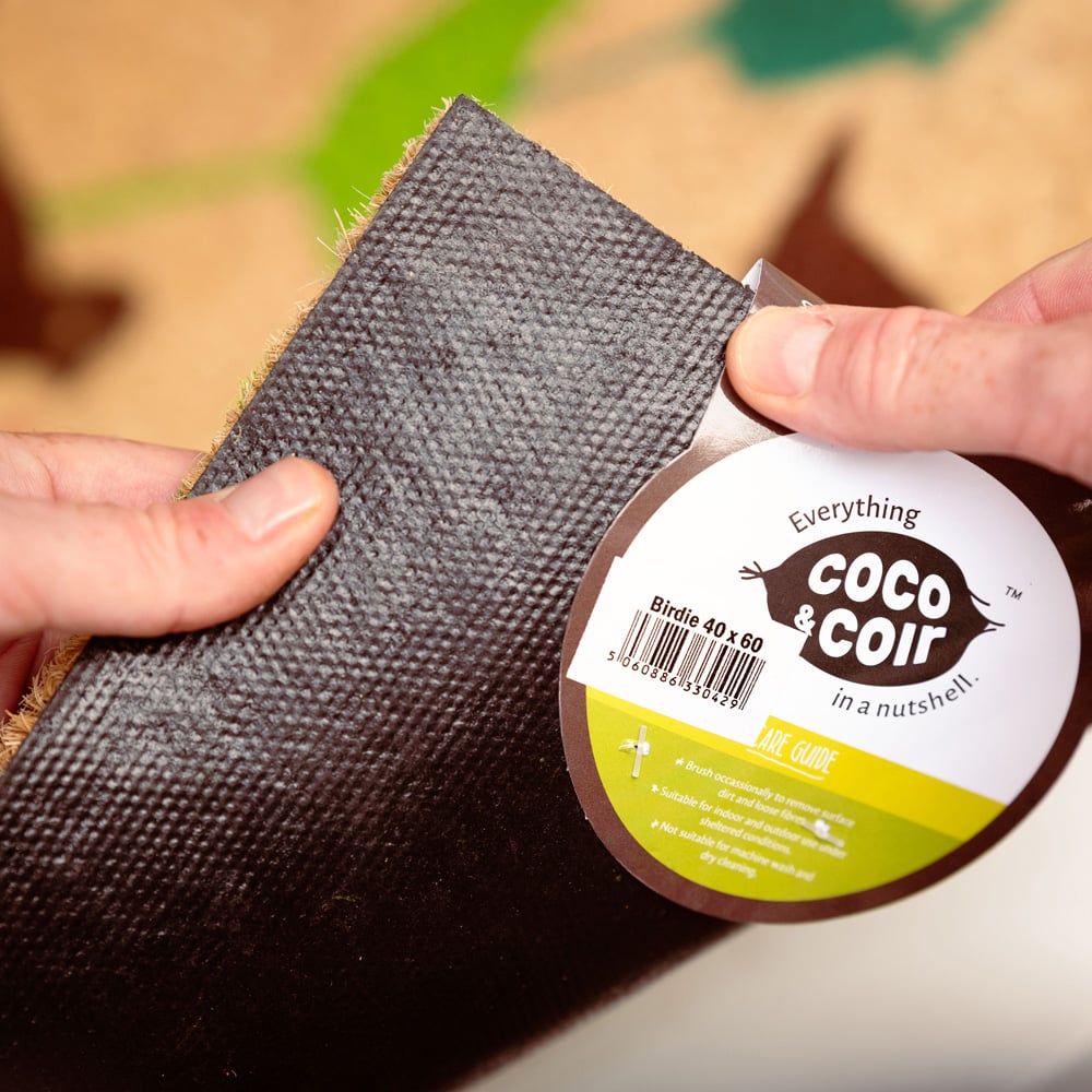 Coco & Coir Birdie Coir Door Mat 40 x 60cm Image 3