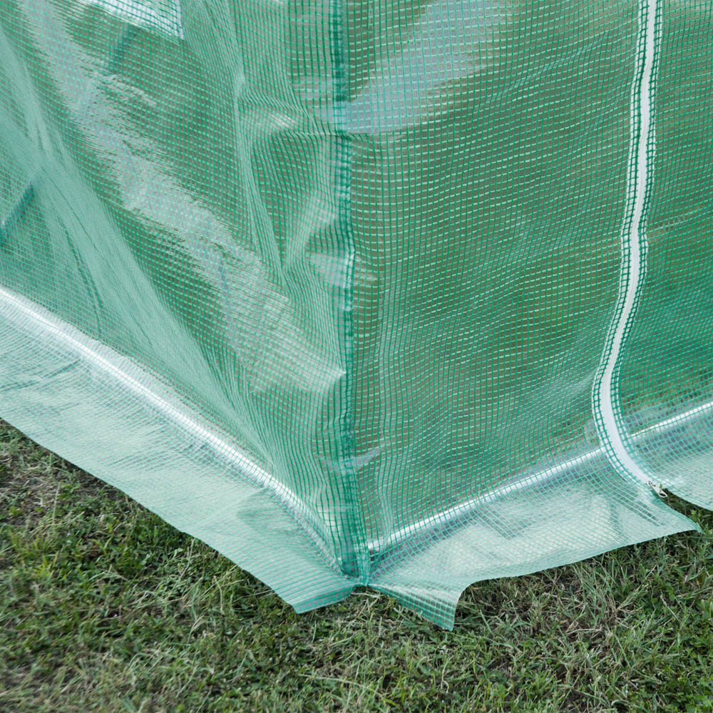Outsunny Green 10 x 10ft Replacement Greenhouse Cover Image 4