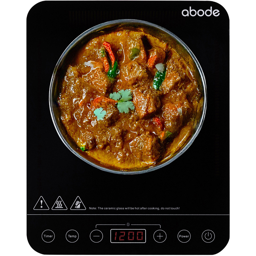 Abode AINDH1002 Black Single Induction Hob Image 3