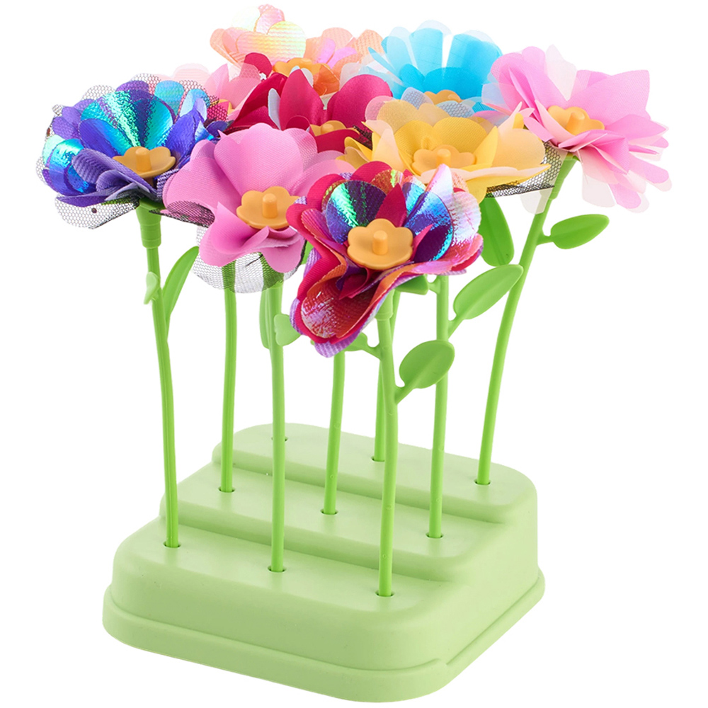 H&O Direct Kids DIY Flower Press Machine Arts and Crafts Set with Accessories Image 3