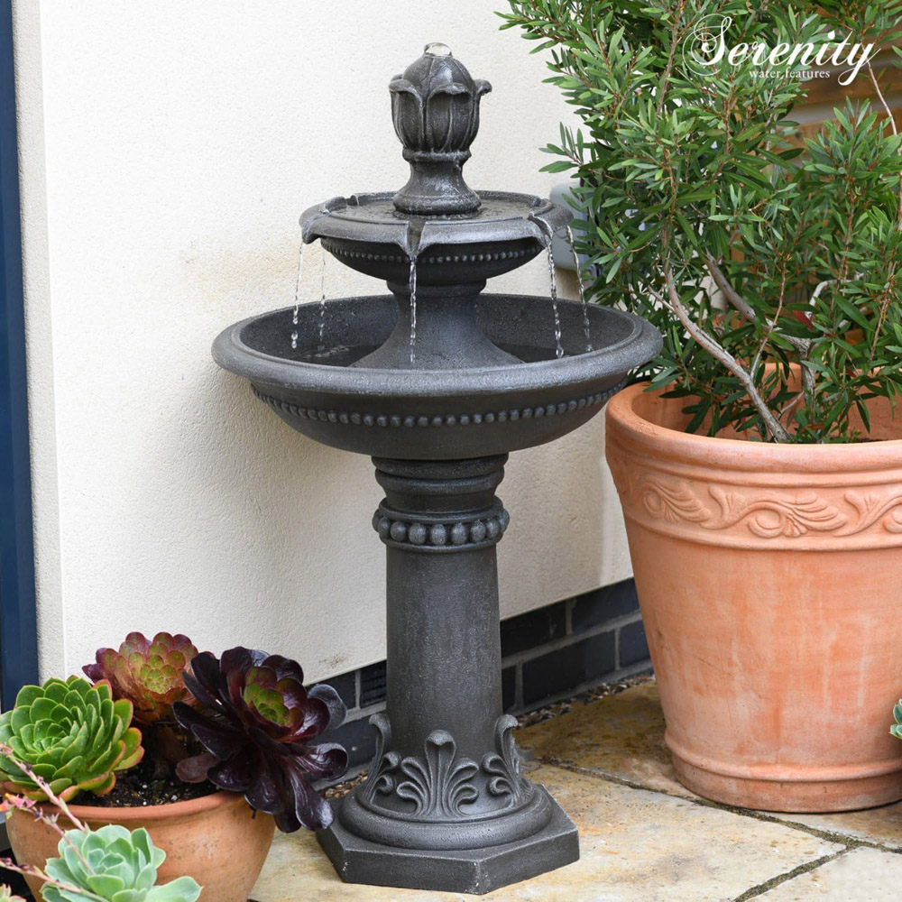 Garden Gear 2 Tier LED Water Fountain Image 4
