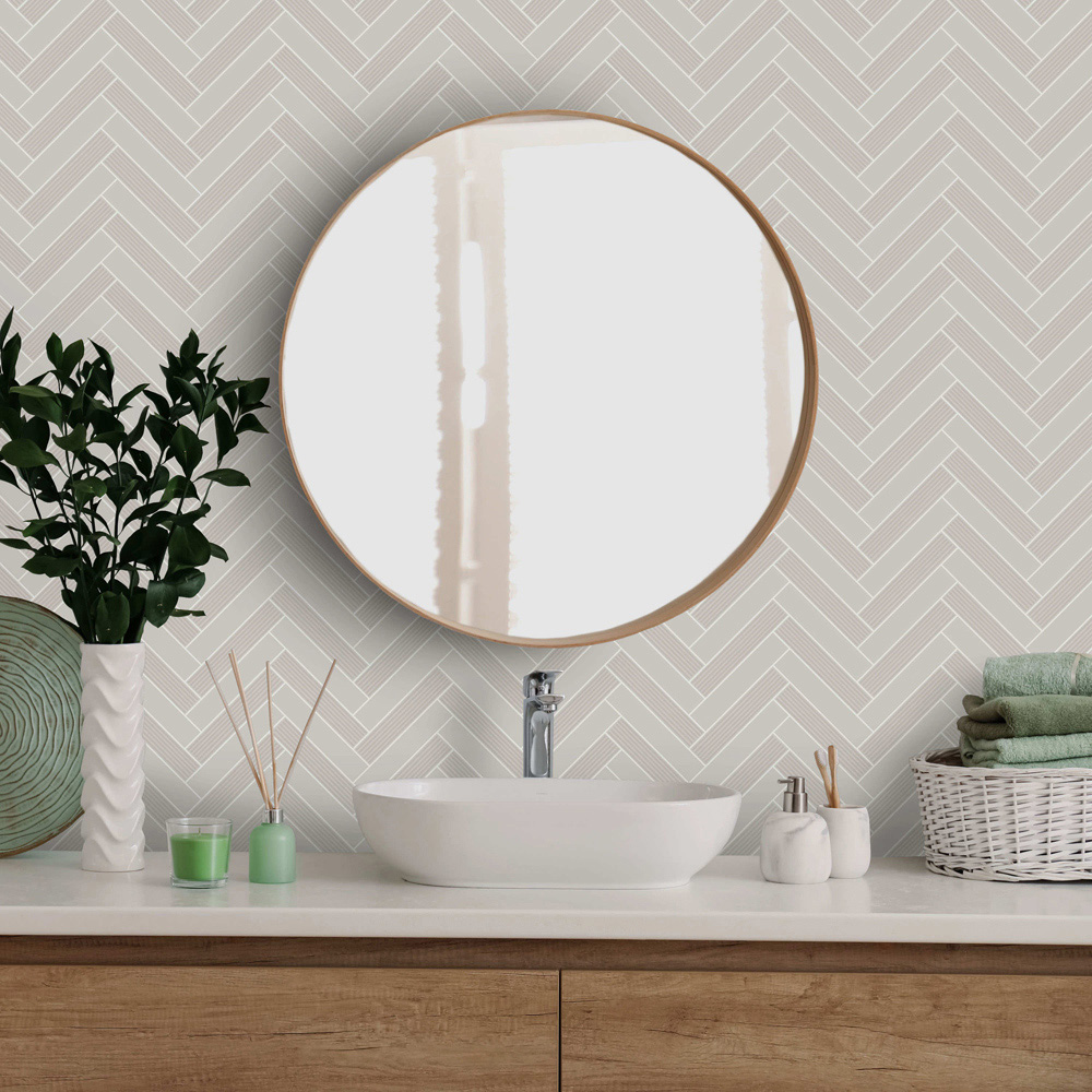 Rasch Wallpaper Cerros Tile Stone Wallpaper Image 3