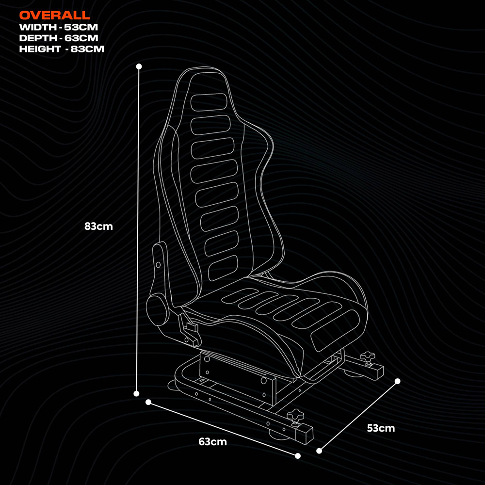 X Rocker Chicane Black Racing Seat Gaming Chair Image 8