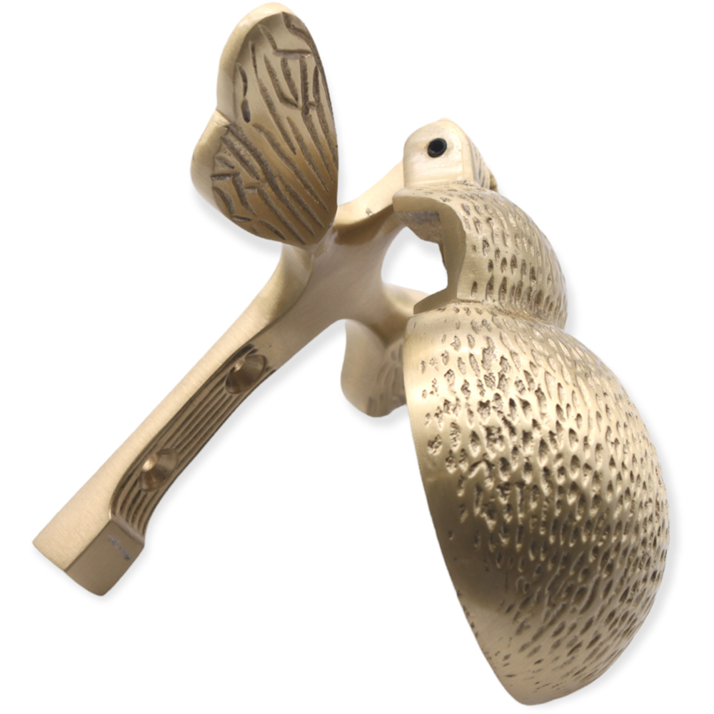 Spira Brass Satin Brass Bumble Bee Door Knocker Image 3