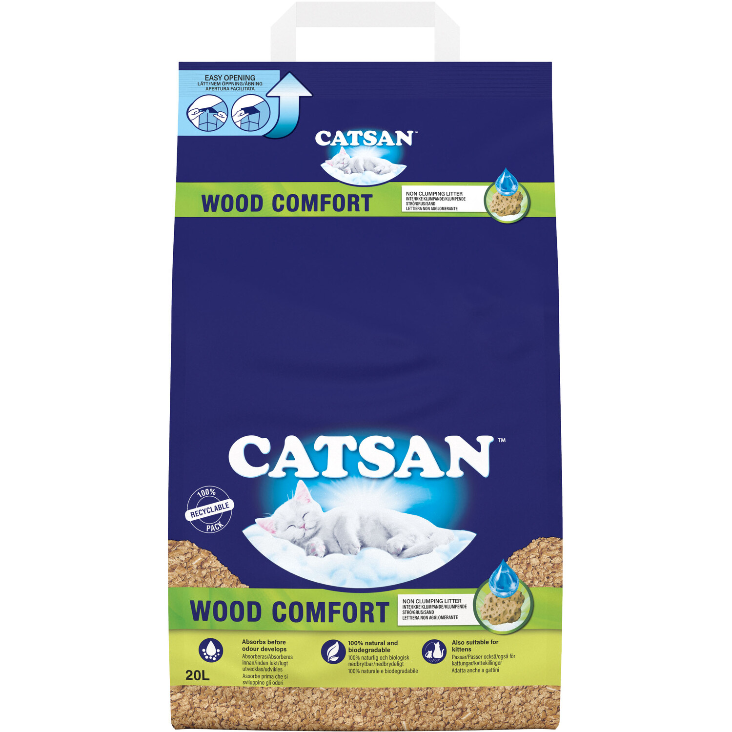 Catsan Wood Comfort Cat Litter Image 1
