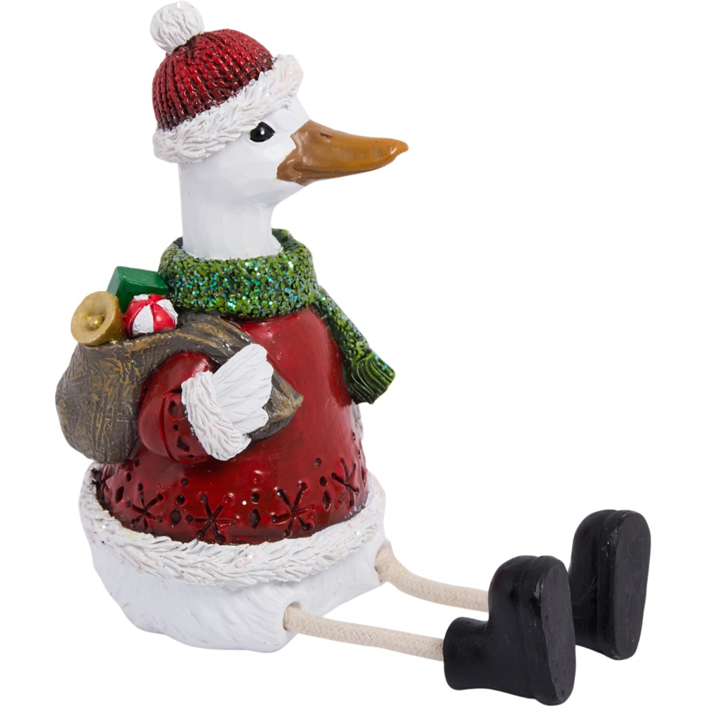 Shelf Sitting Christmas Duck Image 3