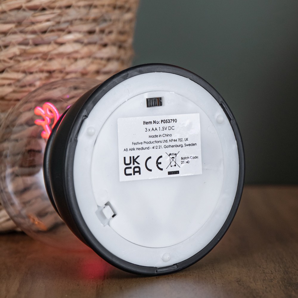 Samuel Alexander LED Battery Operated Spooky Globe Halloween Decoration 14cm Image 7