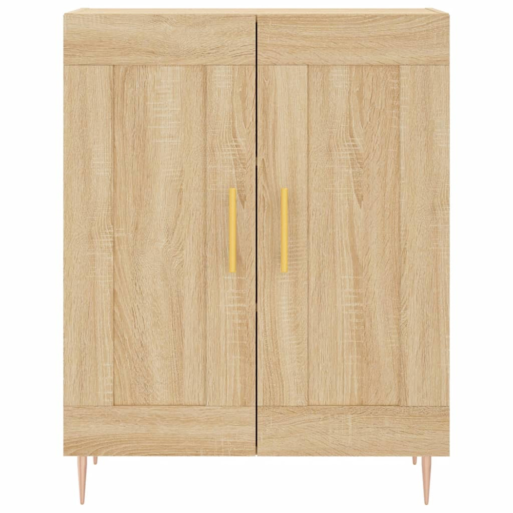 vidaXL 4 Door Sonoma Oak Highboard Image 8