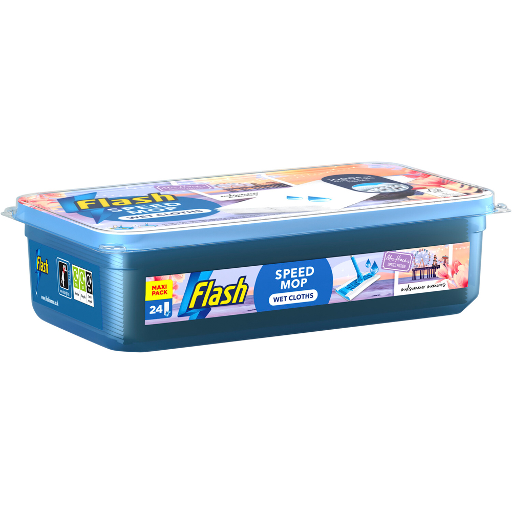 Pack of 24 Flash Mrs Hinch Speed Mop Wet Cloths Midsummer Memories Image 3