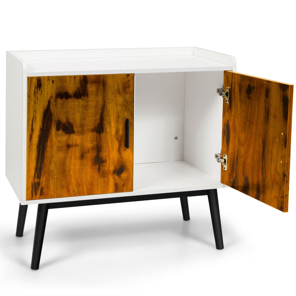 Costway 2 Door Wooden Sideboard Image 3