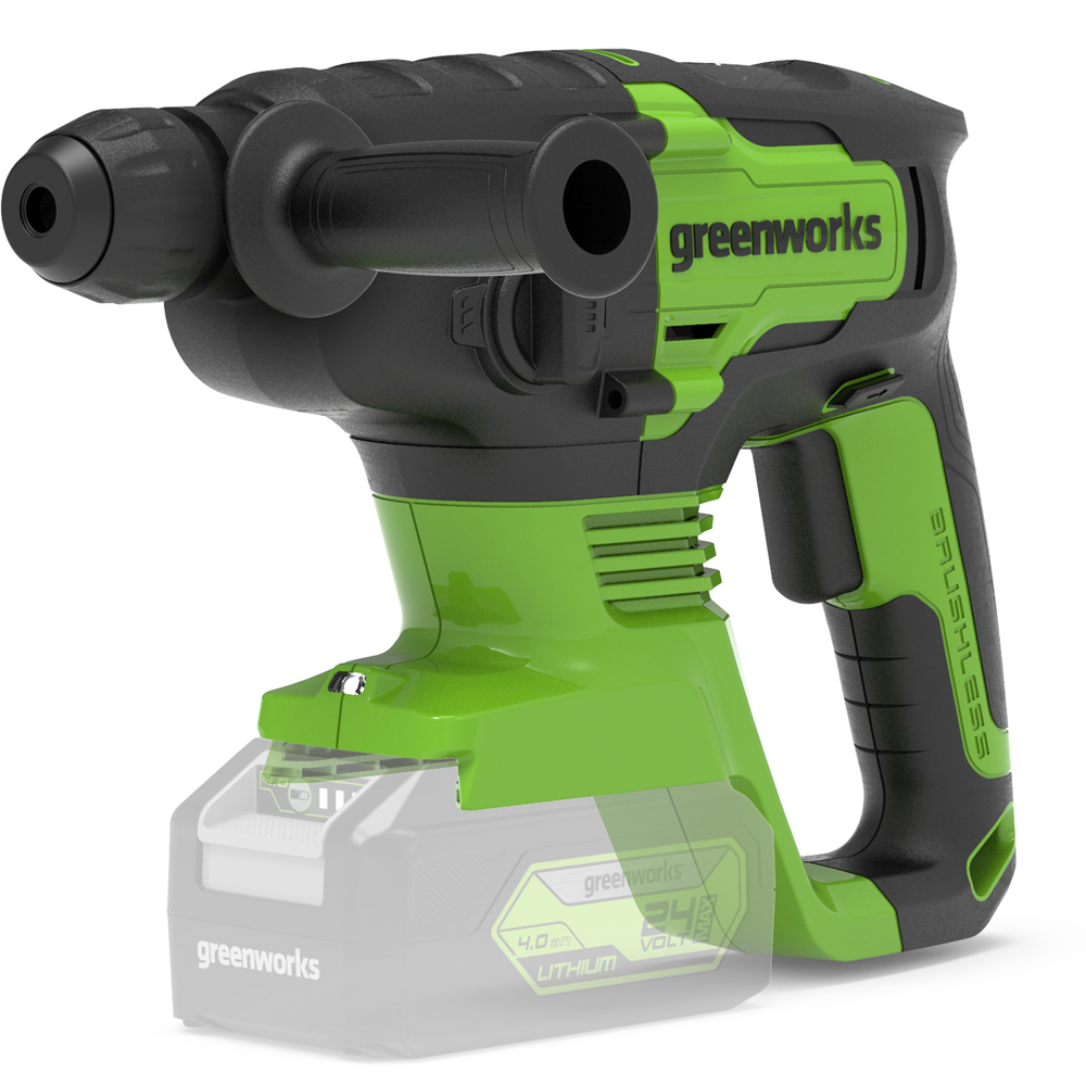 Greenworks GWGD24SDS2 24V Brushless 2J SDS Hammer Drill Bare Unit Image 1