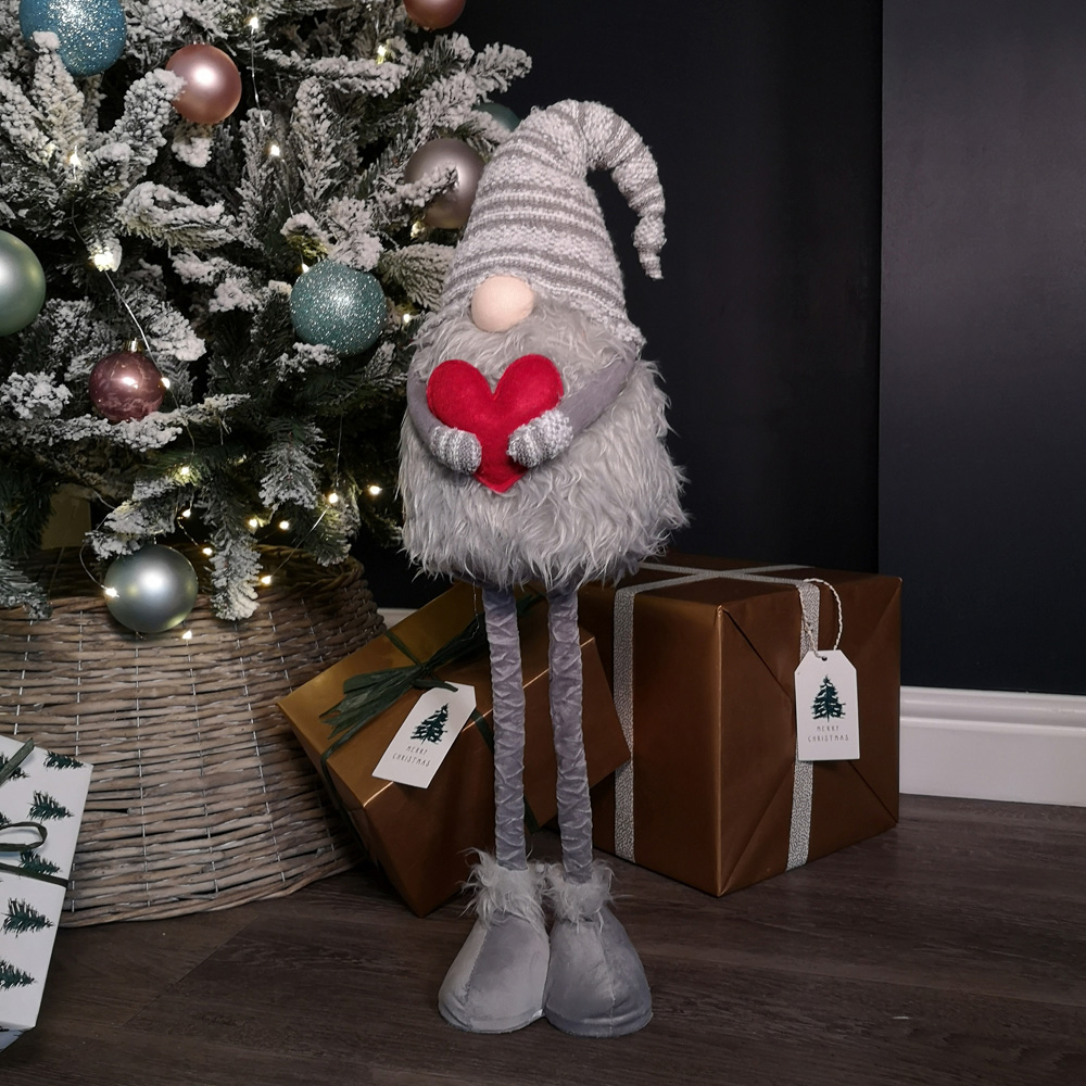 Samuel Alexander Grey and Red Heart Plush Gonk 81cm Image 4