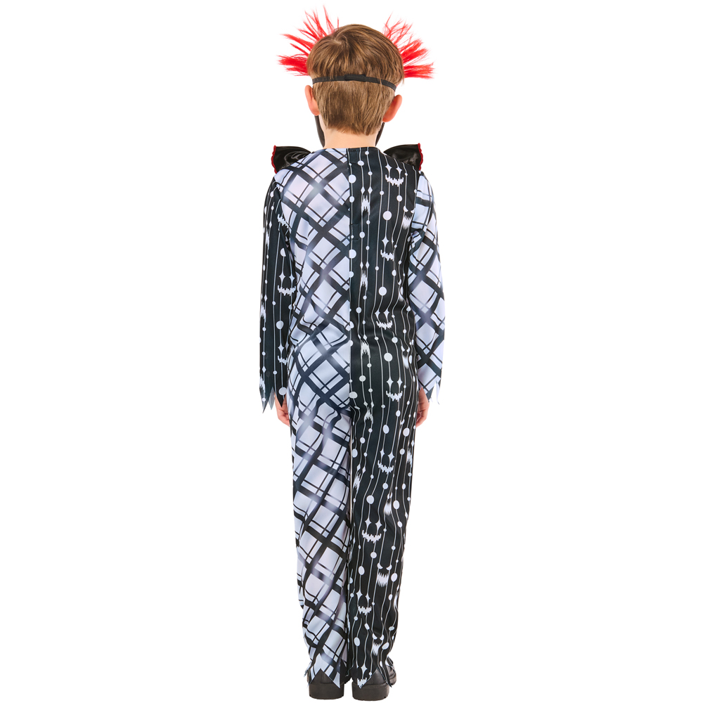 Rubies Masquerade Kids Monochrome Sinister Clown Suit Small Image 4